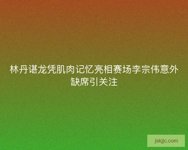 林丹谌龙凭肌肉记忆亮相赛场李宗伟意外缺席引关注
